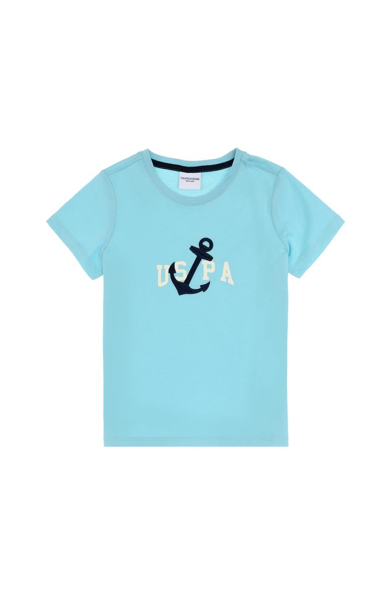 Erkek Çocuk Aqua Bisiklet Yaka Tişört - 50307298006