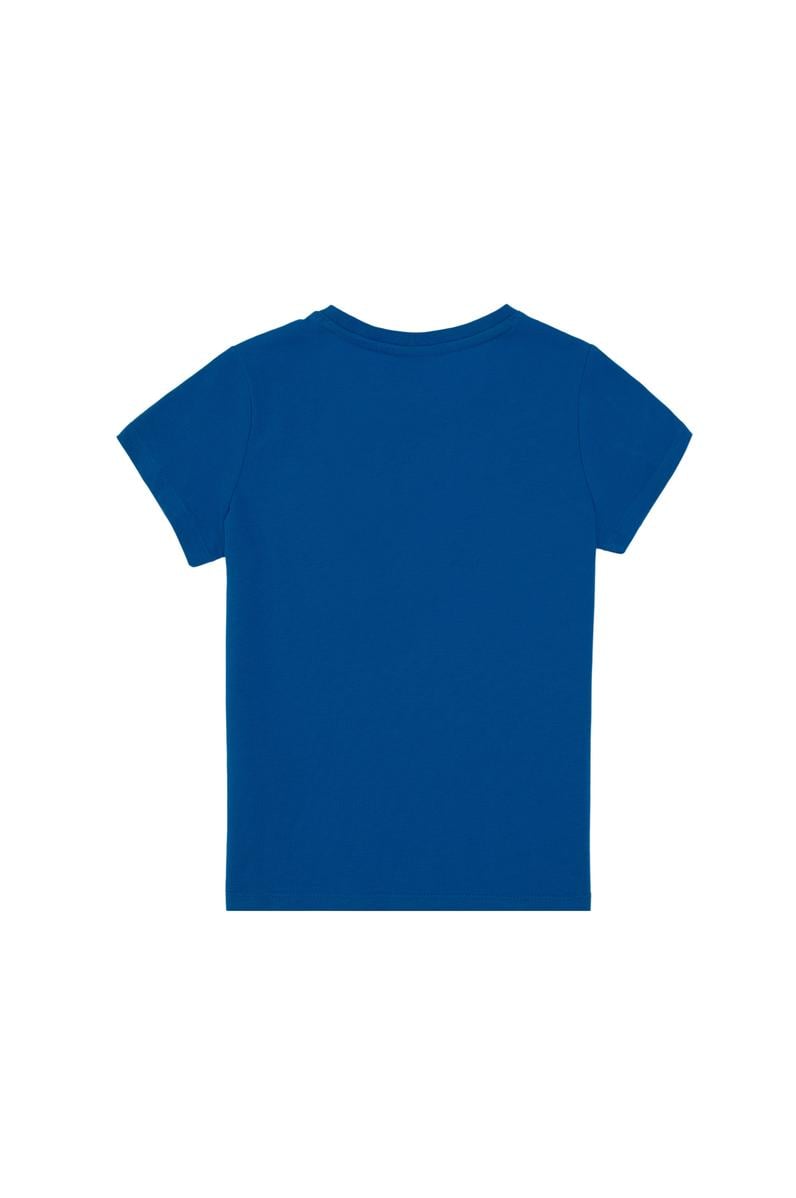 Erkek Çocuk Kobalt Bisiklet Yaka Tişört