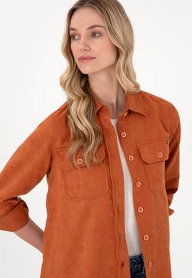 Kadın Kiremit Uzun Kollu Gömlek - 50276560004