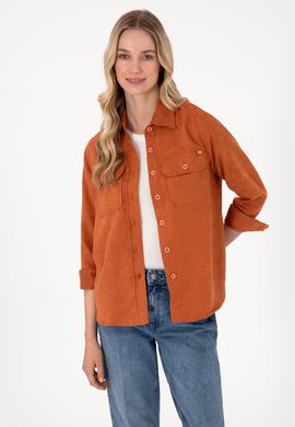 Kadın Kiremit Uzun Kollu Gömlek - 50276560004