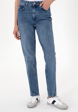 Kadın Açık Mavi Straight Fit Jean Pantolon - 50290998005