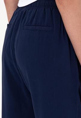 Kadın Lacivert Harem Fit Kanvas Pantolon - 50306423004