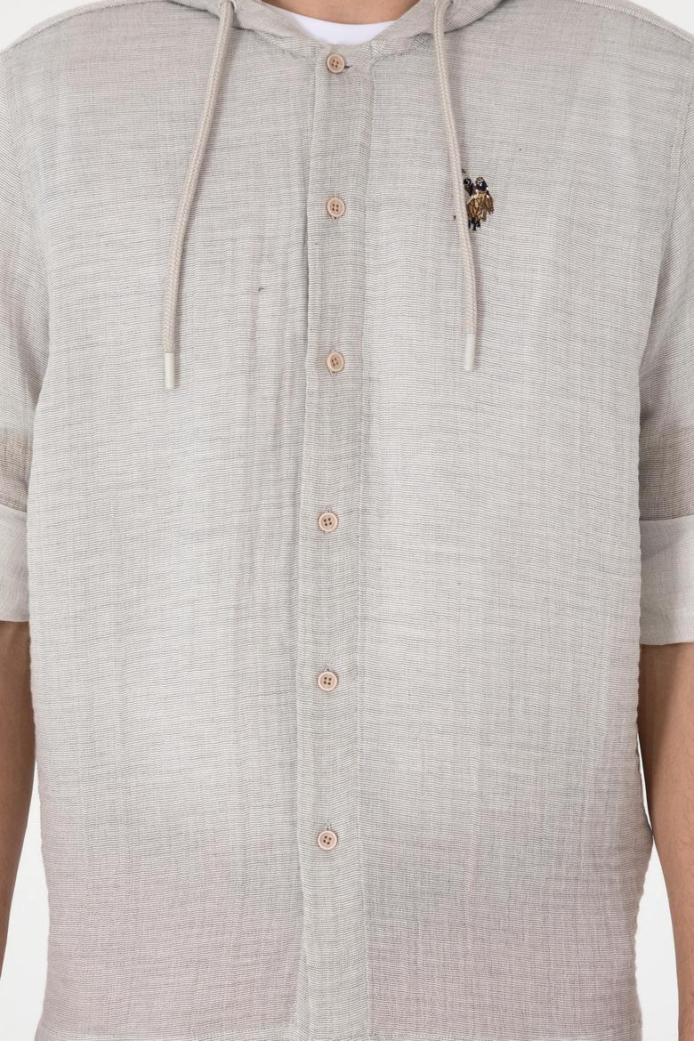 Erkek Taş Kapüşonlu Gömlek - 50299593001