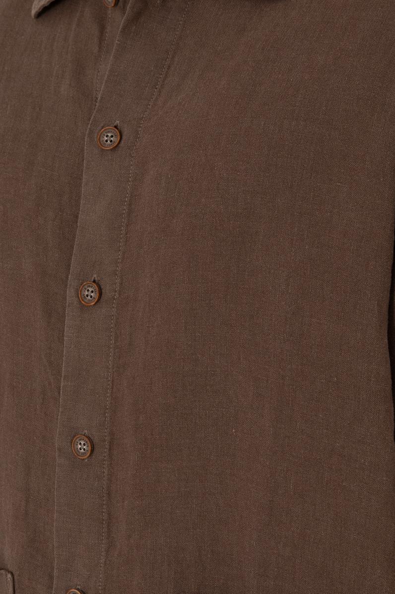 Erkek Vizon Uzun Kollu Gömlek