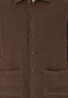 Erkek Vizon Uzun Kollu Gömlek - 50299590012