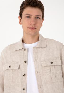 Erkek Taş Uzun Kollu Gömlek - 50300596010