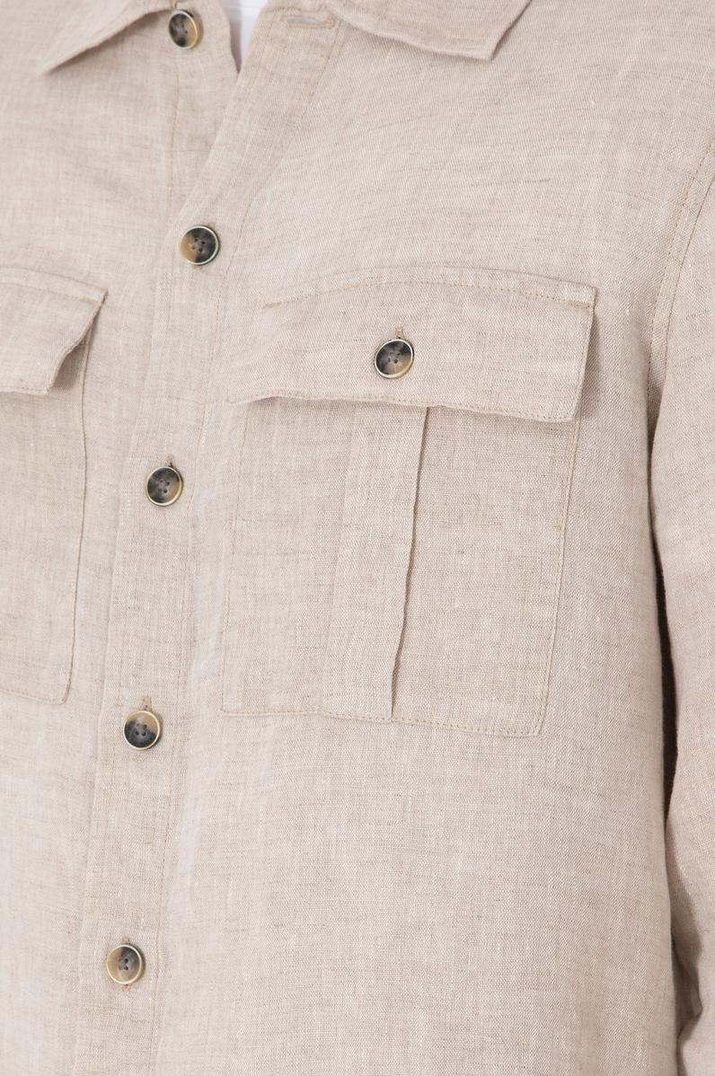 Erkek Taş Uzun Kollu Gömlek