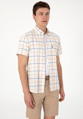 Erkek Hardal Kısa Kollu Gömlek - 50300214008