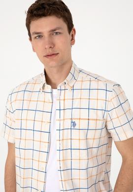 Erkek Hardal Kısa Kollu Gömlek - 50300214008