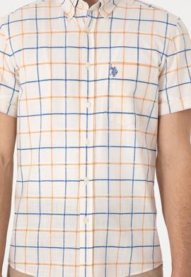 Erkek Hardal Kısa Kollu Gömlek - 50300214008