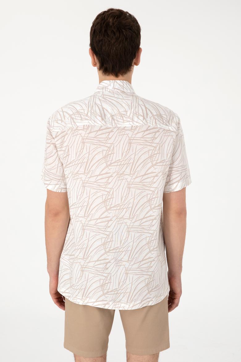 Erkek Taş Kısa Kollu Gömlek - 50300434023