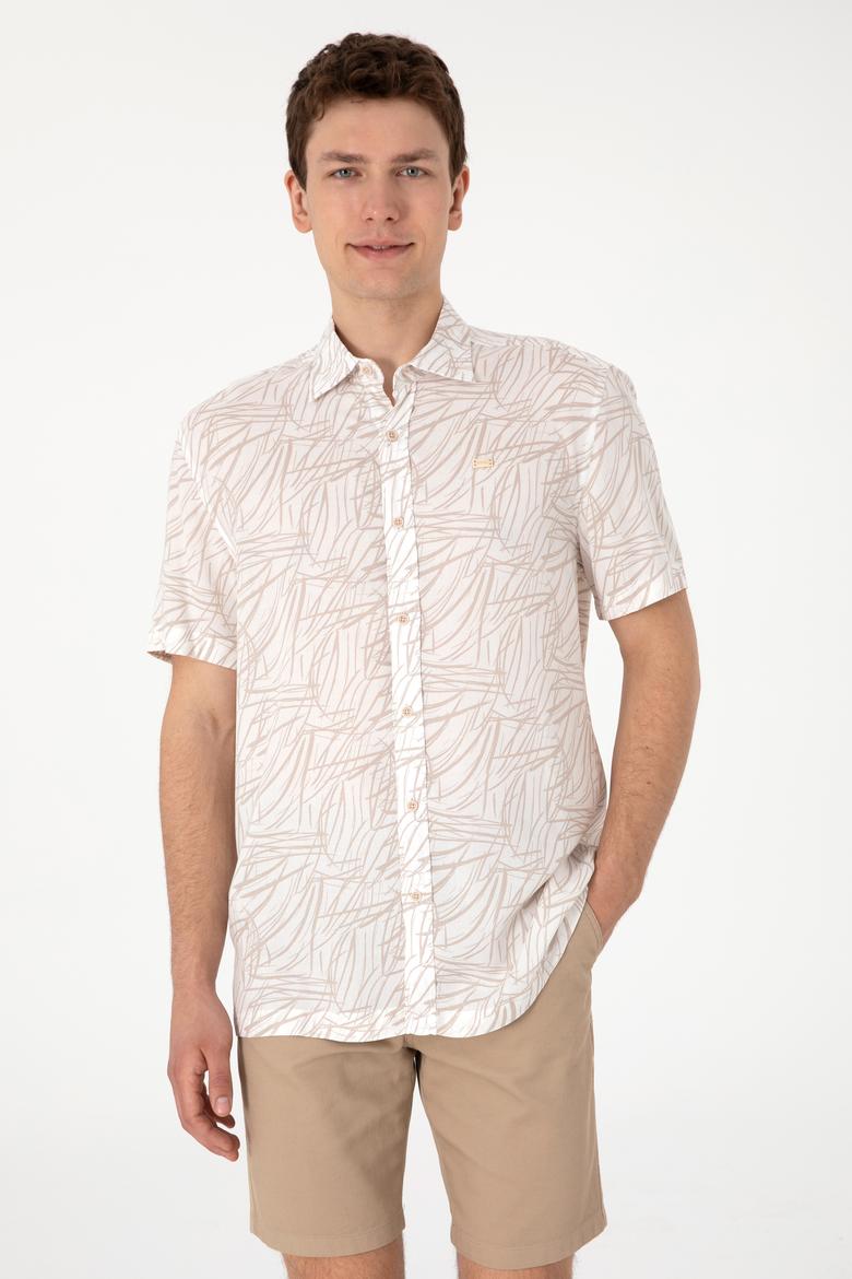 Erkek Taş Kısa Kollu Gömlek