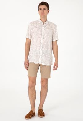 Erkek Taş Kısa Kollu Gömlek - 50300434023