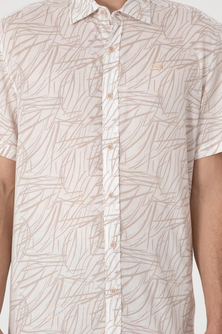 Erkek Taş Kısa Kollu Gömlek - 50300434023