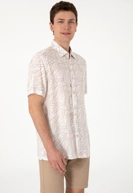 Erkek Taş Kısa Kollu Gömlek - 50300434023