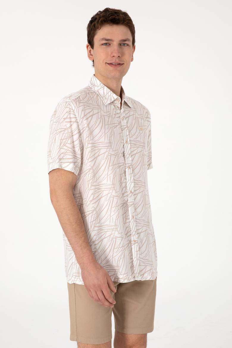 Erkek Taş Kısa Kollu Gömlek - 50300434023