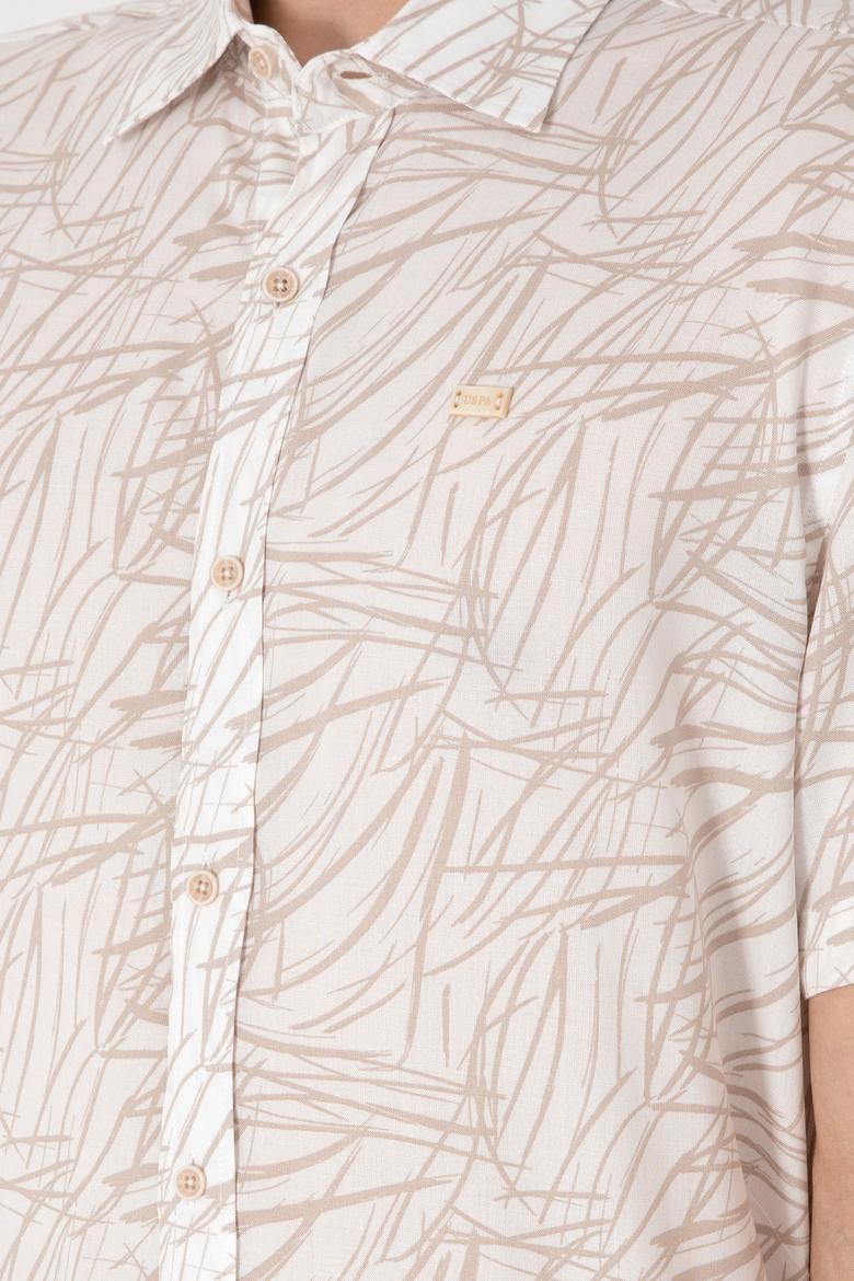 Erkek Taş Kısa Kollu Gömlek - 50300434023