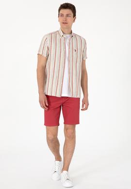 Erkek Vişne Dokuma Şort - 50299172168