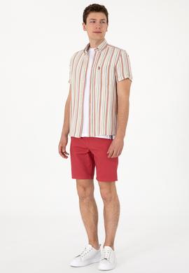 Erkek Vişne Dokuma Şort - 50299172168