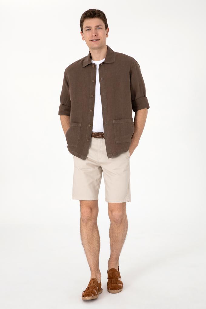 Erkek Taş Dokuma Şort