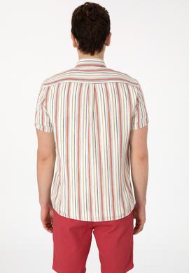 Erkek Kırmızı Kısa Kollu Gömlek - 50300196006