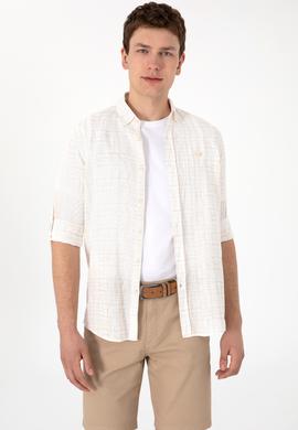 Erkek Taş Uzun Kollu Gömlek - 50300444016