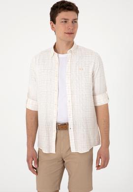 Erkek Taş Uzun Kollu Gömlek - 50300444016