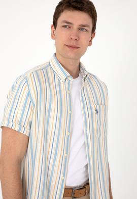 Erkek Açık Mavi Kısa Kollu Gömlek - 50300196009