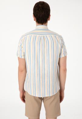 Erkek Açık Mavi Kısa Kollu Gömlek - 50300196009