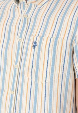 Erkek Açık Mavi Kısa Kollu Gömlek - 50300196009