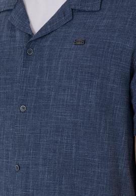 Erkek Lacivert Kısa Kollu Gömlek - 50302536009