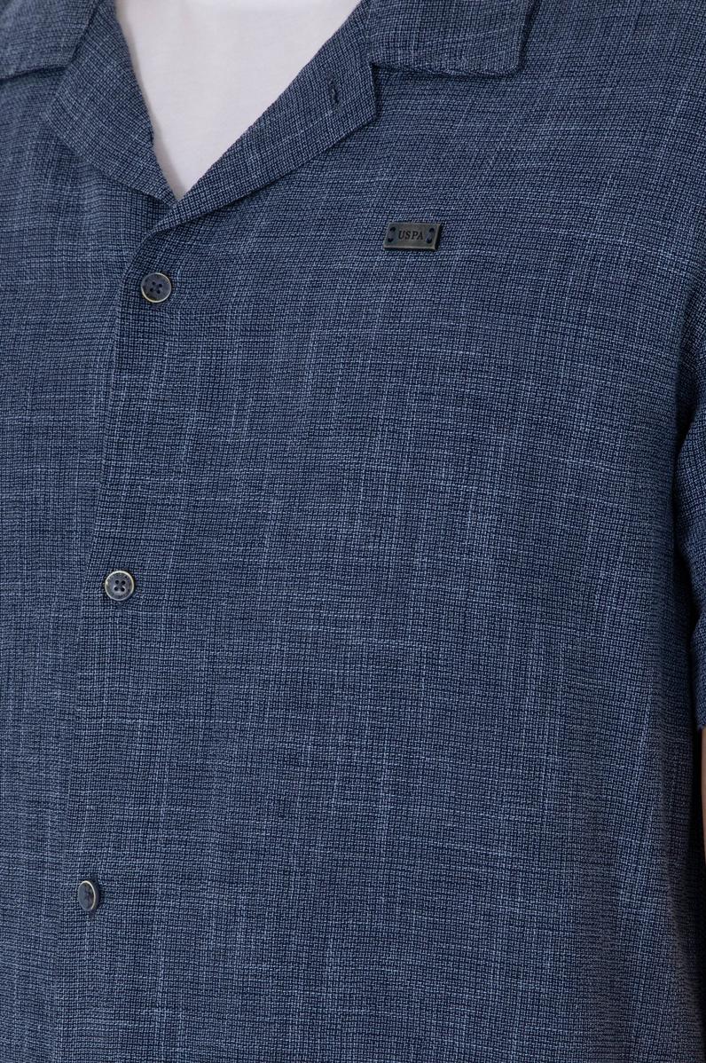 Erkek Lacivert Kısa Kollu Gömlek