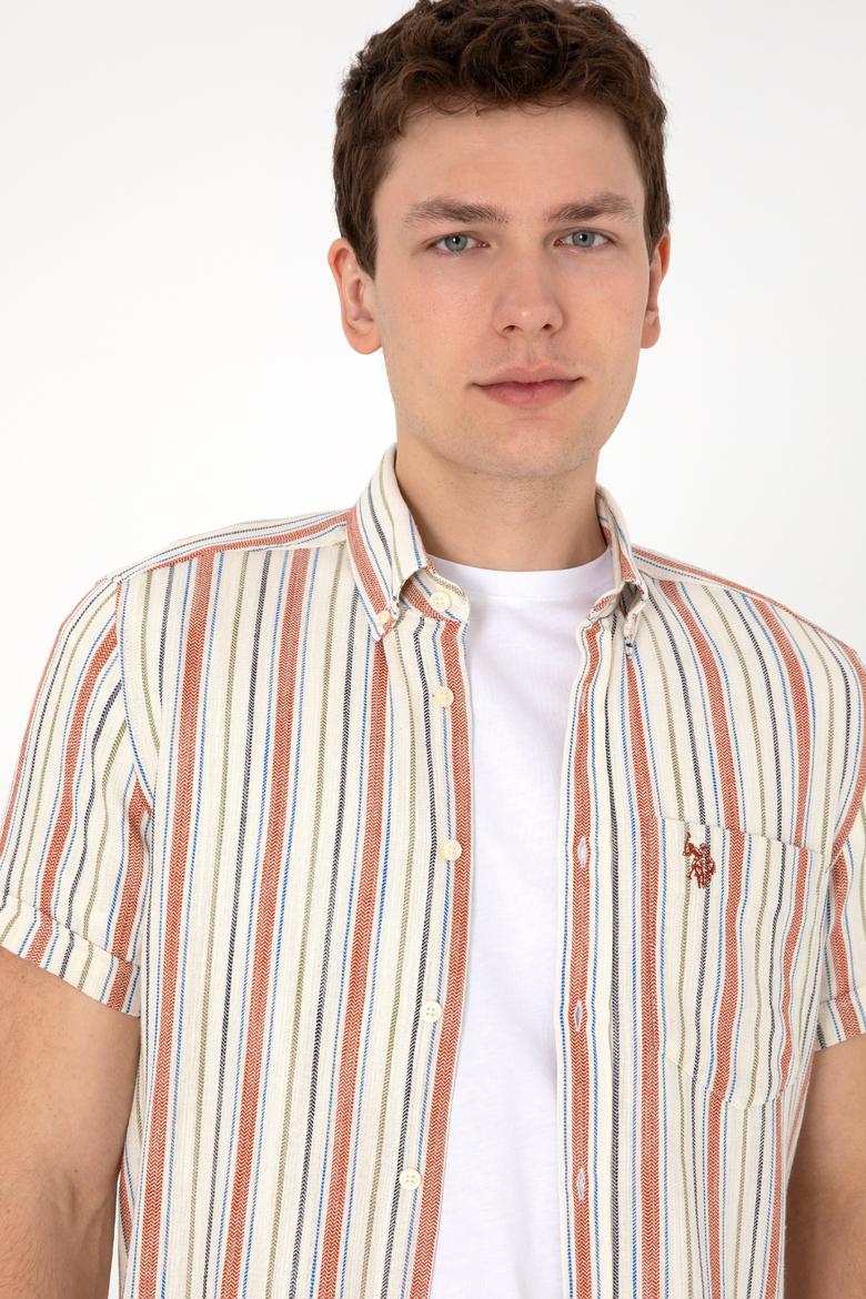 Erkek Kırmızı Kısa Kollu Gömlek - 50300196006