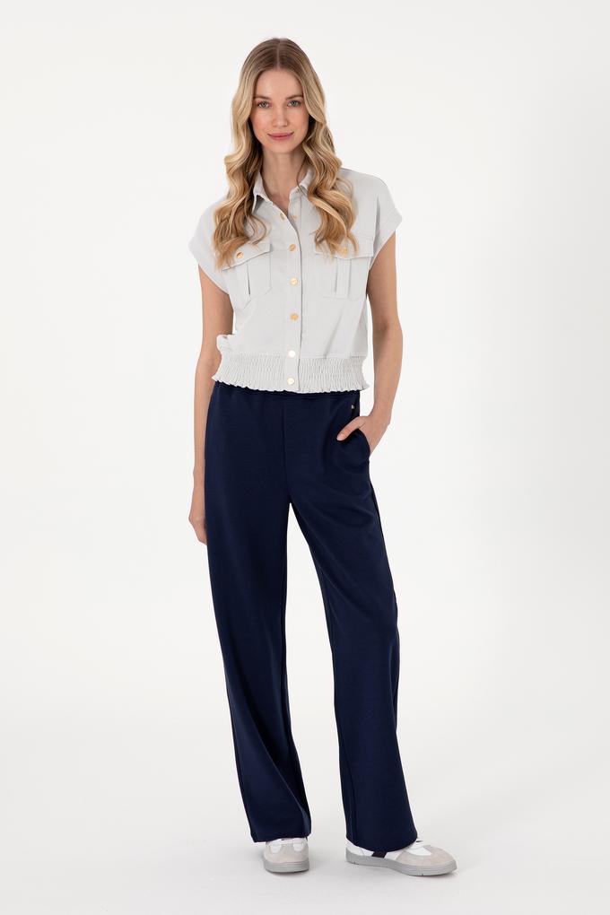 Kadın Lacivert Modal Karışımlı Eşofman Altı