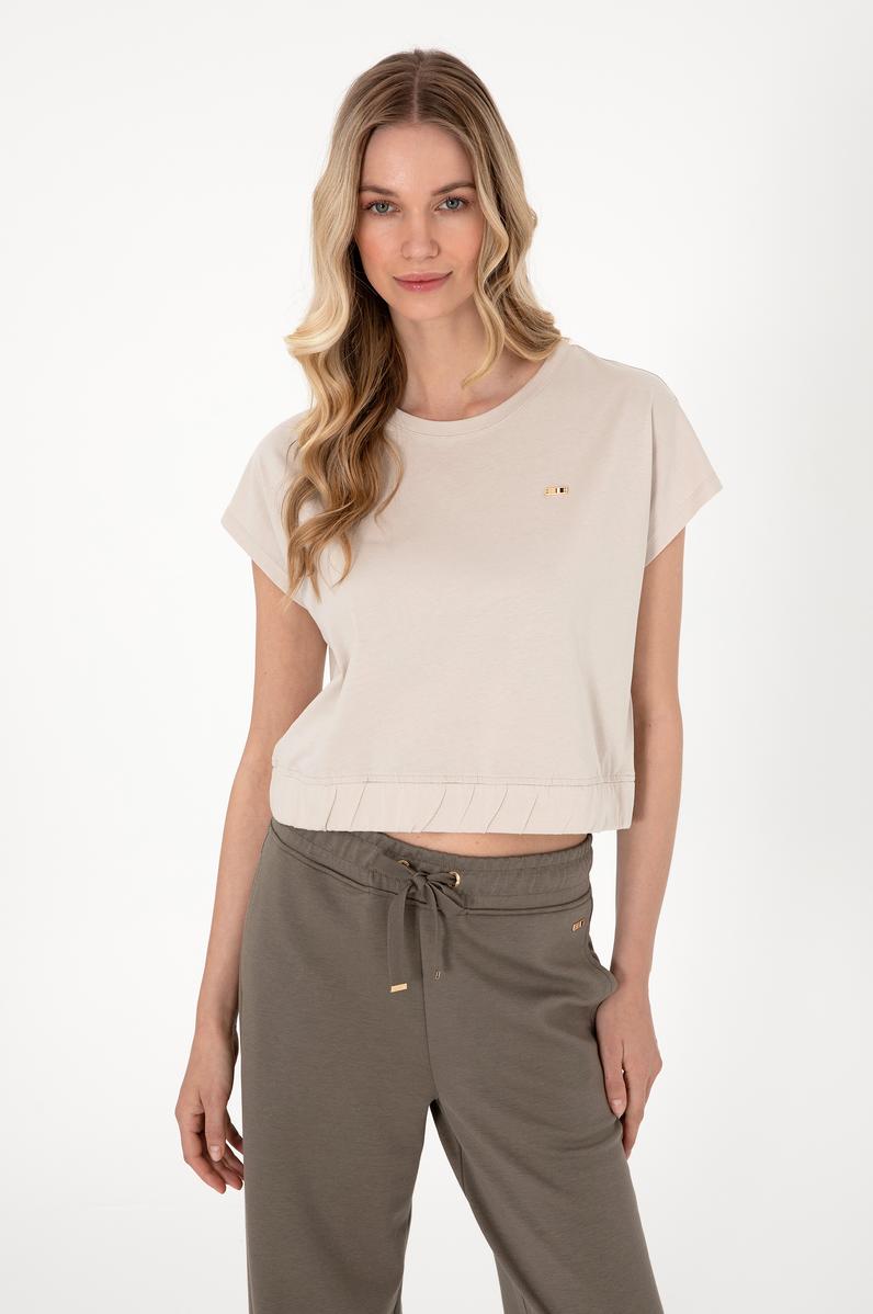 Kadın Taş Bisiklet Yaka Tişört