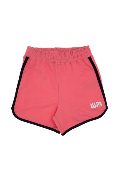 Kız Çocuk Pembe Regular Fit Örme Şort