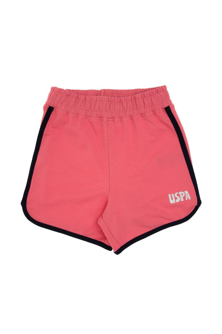 Kız Çocuk Pembe Regular Fit Örme Şort - 50306297058