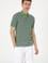 Erkek Regular Fit Polo Yaka Yeşil Tişört