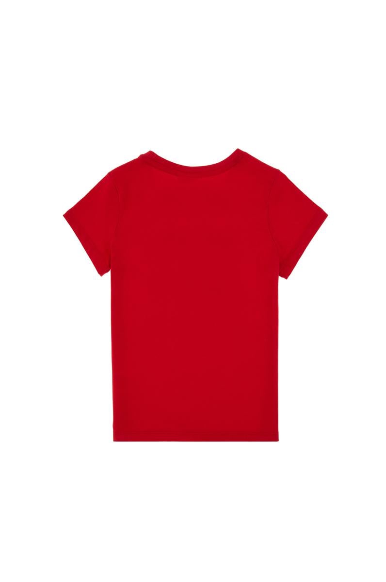 Erkek Çocuk Kırmızı Bisiklet Yaka Tişört