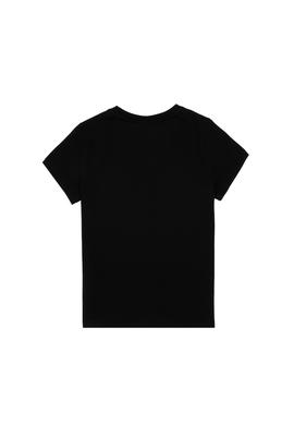 Erkek Çocuk Siyah Bisiklet Yaka Tişört - 50307268027