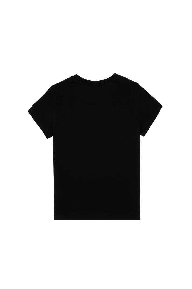 Erkek Çocuk Siyah Bisiklet Yaka Tişört - 50307268027