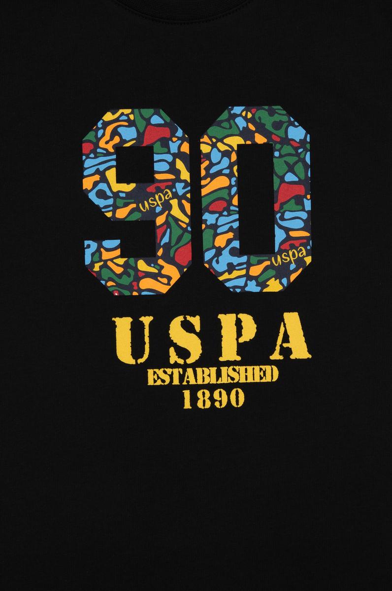 Erkek Çocuk Siyah Bisiklet Yaka Tişört