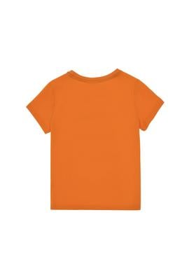 Erkek Çocuk Turuncu Bisiklet Yaka Tişört - 50307268016