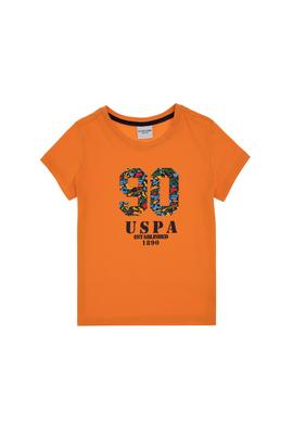 Erkek Çocuk Turuncu Bisiklet Yaka Tişört - 50307268016