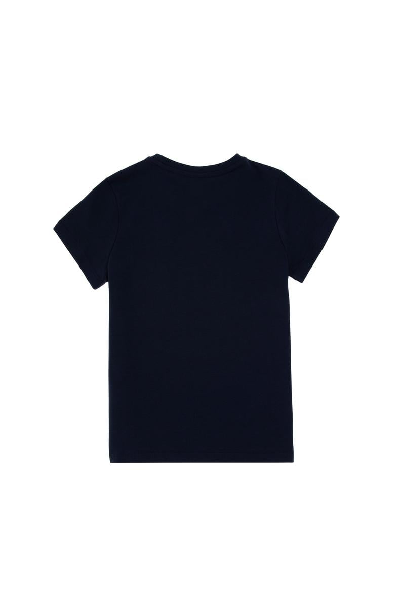 Erkek Çocuk Lacivert Bisiklet Yaka Tişört