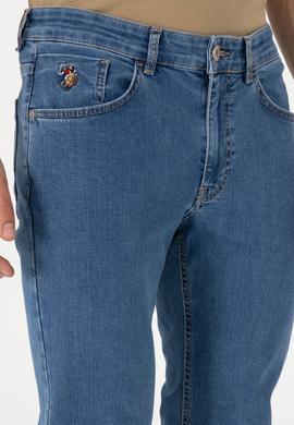 Erkek Mavi Straight Fit Jean Pantolon - 50308021058