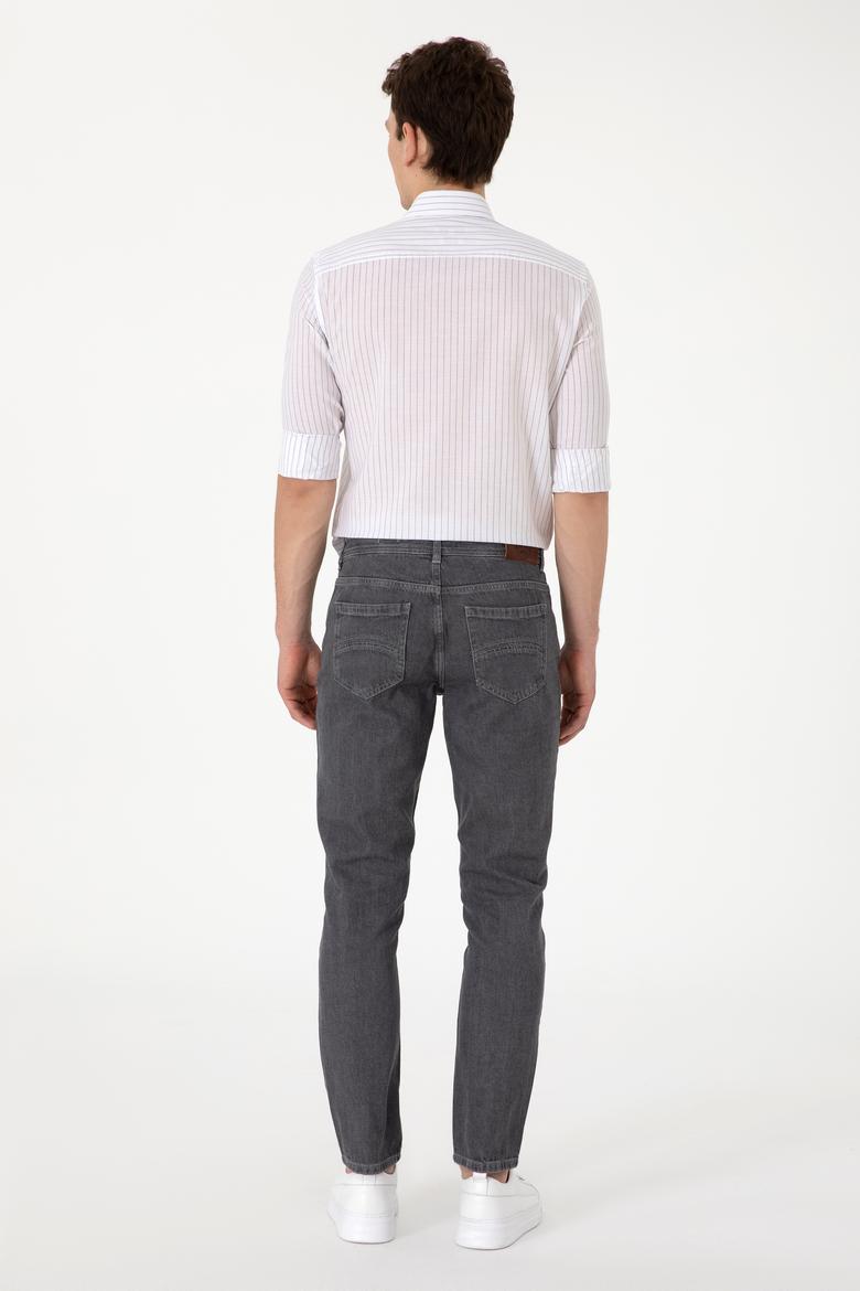 Erkek Gri Jean Pantolon - 50281503014