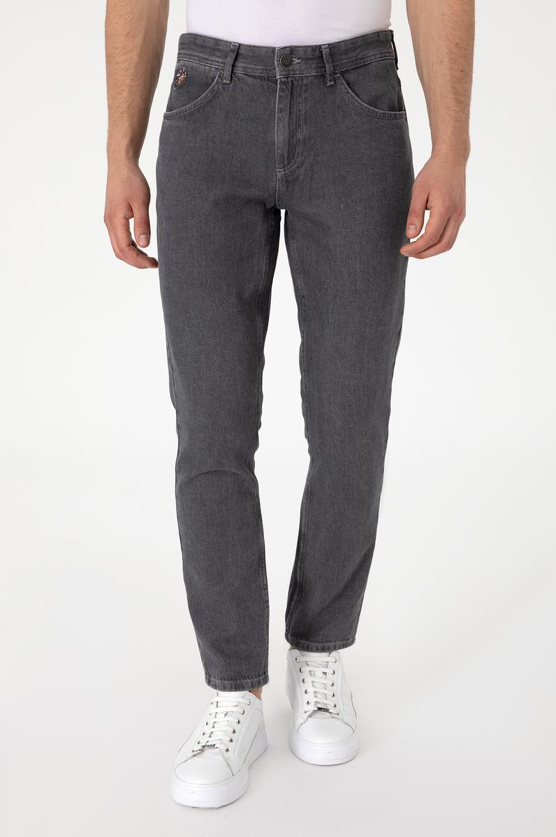 Erkek Gri Jean Pantolon