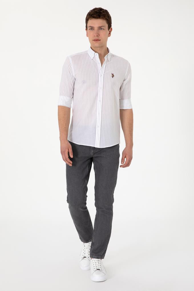 Erkek Gri Jean Pantolon