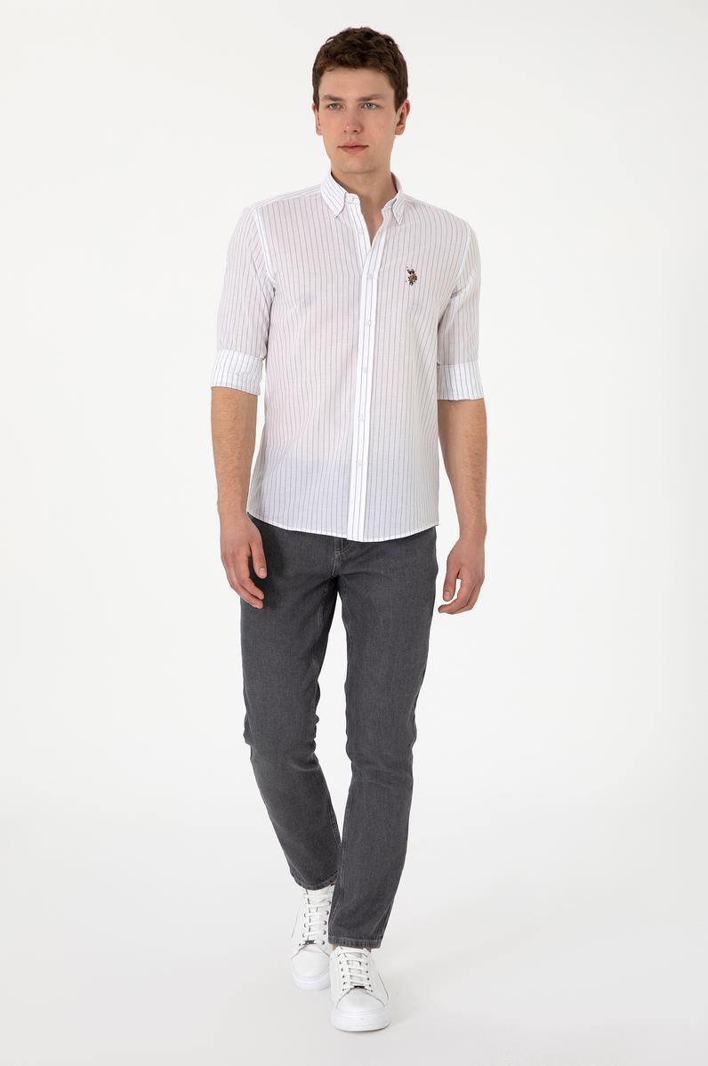 Erkek Gri Jean Pantolon